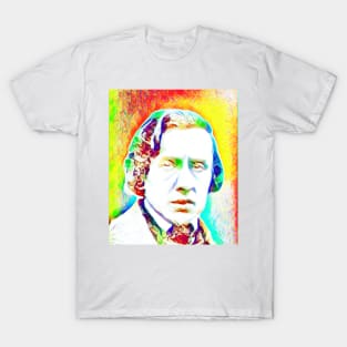 Frédéric Chopin Colourful Portrait | Frédéric Chopin Artwork 11 T-Shirt